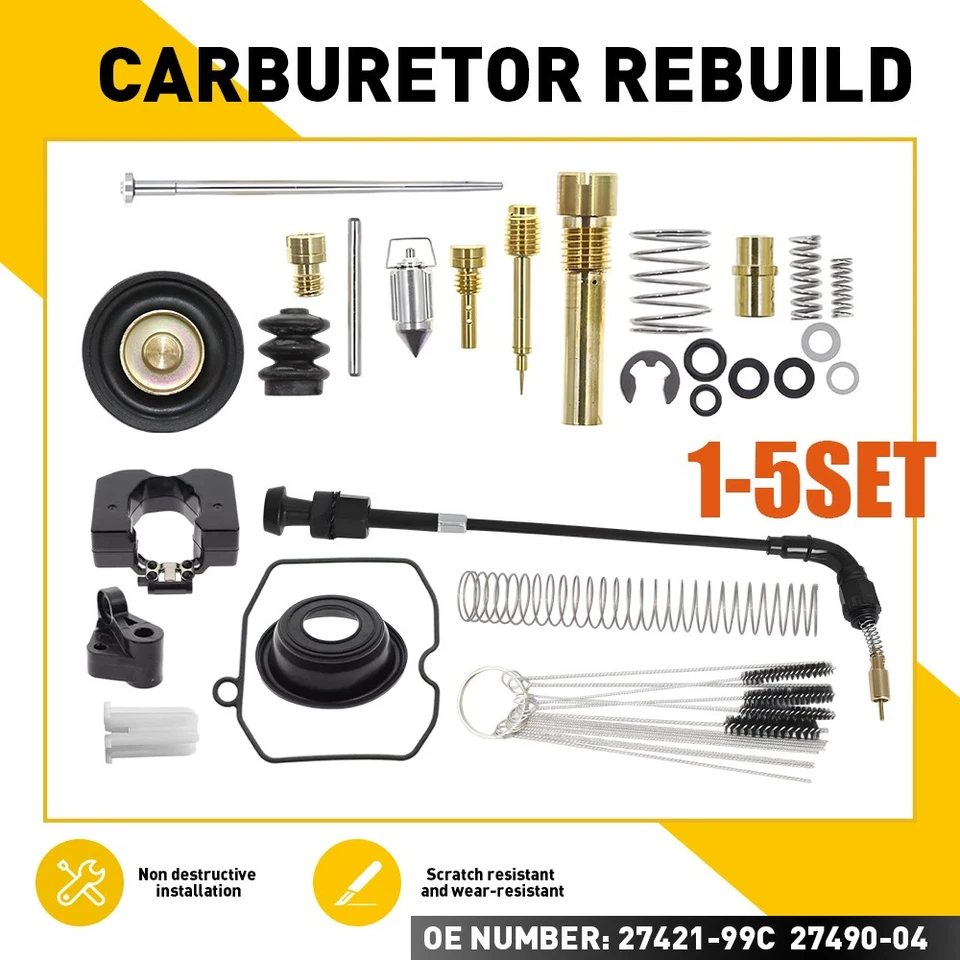 Kit de reconstrucción de carburador de 40 mm para Harley Davidson CV40 27421-99C CV 1-5 juego Foto 1 de 4