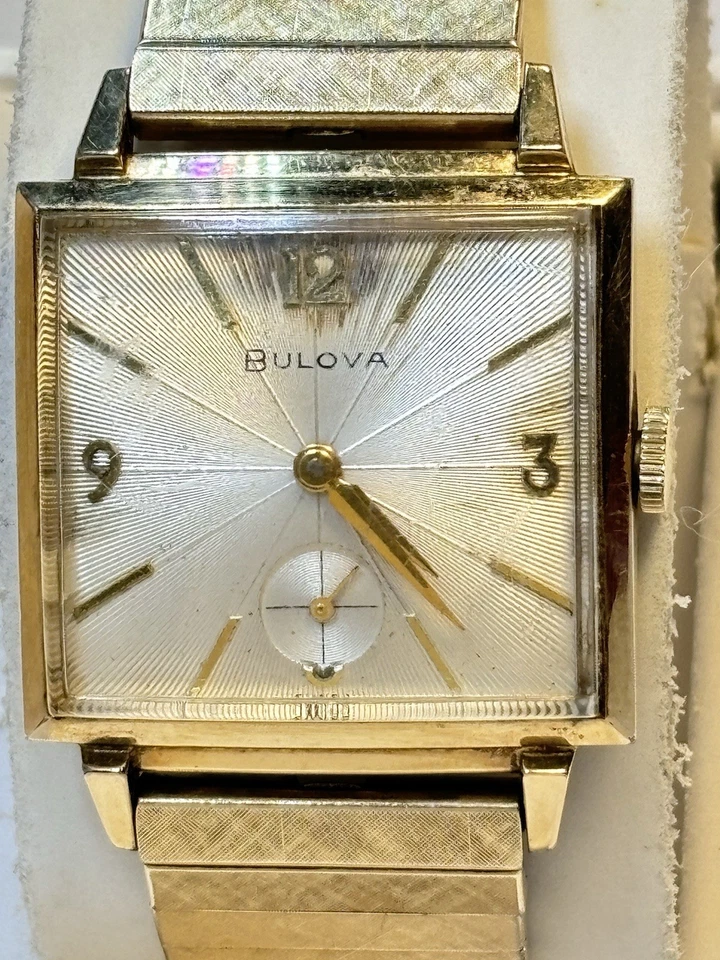 Bulova 10K Gold Plated Watch, Genuine Vintage 1960s Prince, Rare Gifts for Him - Image 1 of 4