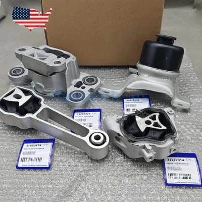 Nuevo montaje de motor, transmisión y puntal de par de 4 piezas para Volvo S60 S80 V70 XC60 2007-2016 Foto 1 de 4