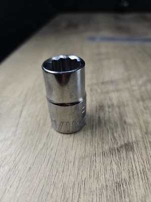 9/16" Craftsman 1/2" Drive Socket SAE Chrome Shallow 12pt New W/O Box CMMT47503 - Image 1 of 2