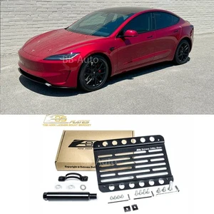 Placa EOS para 24-Up Tesla Modelo 3 | Parachoques delantero gancho de remolque soporte de licencia - Imagen 1 de 7