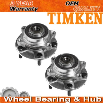 Ступицы подшипников передних колес TIMKEN в сборе комплект для Nissan 350Z Infiniti G35 5-Lug - Изображение 1 из 4