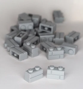 25x LEGO® Mauerstein Masonry 1x2 hellgrau (98283) (Light Bluish Gray) NEU - Picture 1 of 1