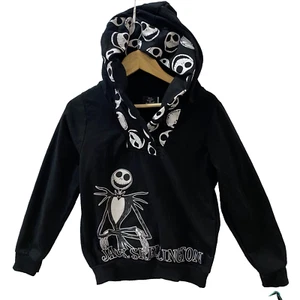 Disney Nightmare Before Christmas Hoodie Sweatshirt Kids 7-8 Jack Skellington - Picture 1 of 14