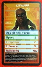 1 x card Top Trumps Star Wars Rebels Kitwarr