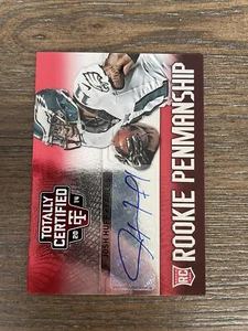 2014 Panini Totally Certified #RP-HU Josh Huff Rookie Penmanship Red - Picture 1 of 2