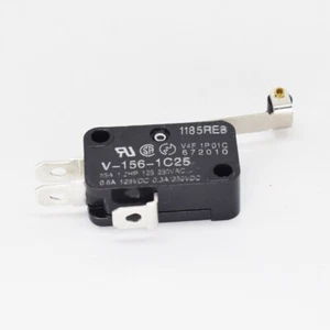 1pc OMRON V-156-1C25 Momentary Lever Roller Micro Switch Thermosetting Case - Picture 1 of 9