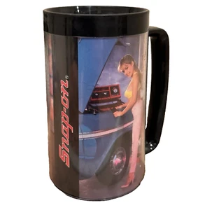 Taza de plástico vintage 1987 SNAP ON Thermo Serv Classix Trish Mar - Abr 87 - Imagen 1 de 9