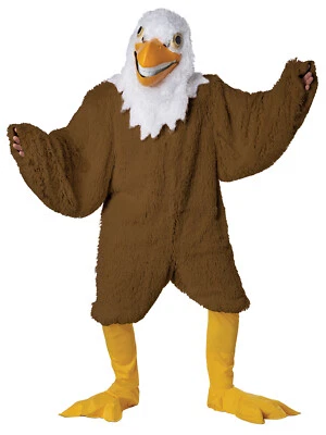 American Patriotic Bald Eagle Maniac Adult Costume - Image 1 of 4