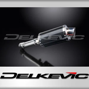 BMW F650 GS 2007-2013 Slip On 9" Oval Carbon Exhaust Muffler Kit - Picture 1 of 5