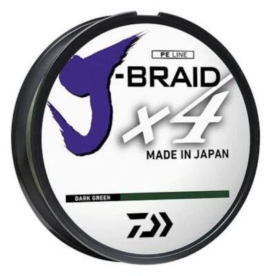 Daiwa J-Braid x4 Braided Line 150 yds - Choose Size / Color - FREE SHIPPING - Image 1 of 2