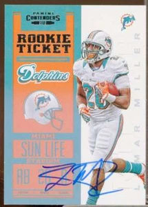 Lamar Miller AU Rookie Card 2012 Panini Contenders #212A  - Picture 1 of 2