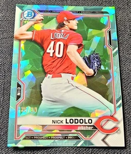 2021 Bowman Chrome Sapphire Aqua /99 Nick Lodolo Refractor Rookie #BCP-178 - Picture 1 of 2