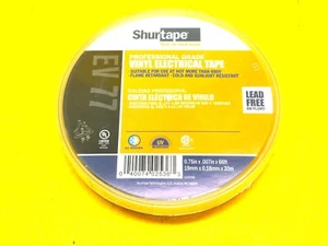 SHURTAPE EV77 BLACK ELECTRICAL VINYL TAPE 3/4" x .007" x 66 FT COLD WEATHER 33+ - Picture 1 of 5