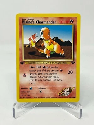 Pokémon Gym Challenge 1st Edition Blaine's Charmander 60/132 Regular NM - Image 1 of 2