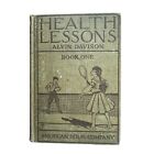 Antique Health Lessons 1910 American Book Co, Alvin Davison