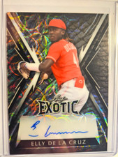 2023 Leaf Exotic Elly De la Cruz Elephant Kaleidoscope Autograph - 1/6