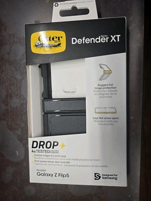  FUNDA SAMSUNG GALAXY Z FLIP 5 DEFENDER SERIE XT - NEGRA ¡TOTALMENTE NUEVA!  Foto 1 de 4