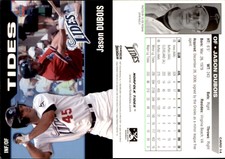 Jason Dubois 2007 Choice Norfolk Tides #14 Card *AutographDen*