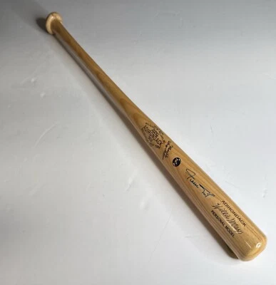 Willie Mays Autographed Adirondack Blonde Player Model Bat Giants PSA B72043 - Image 1 of 4