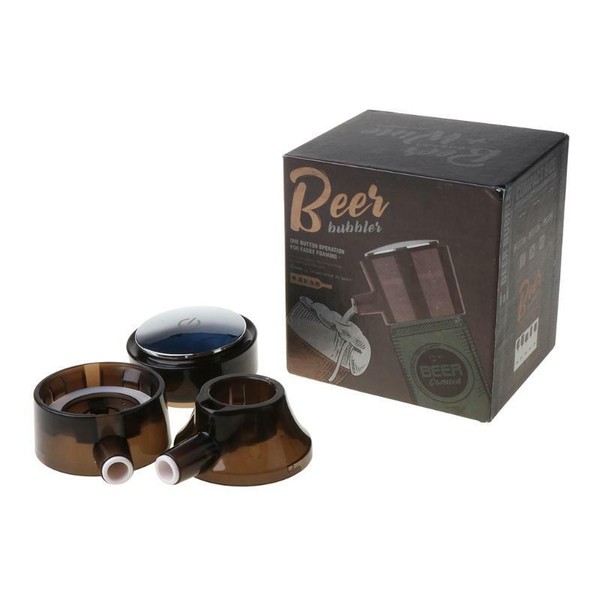 Bottle Beer Foamer Wine Decanter Foam Maker Bubbler Ultrasonic Battery Powered Photo Related