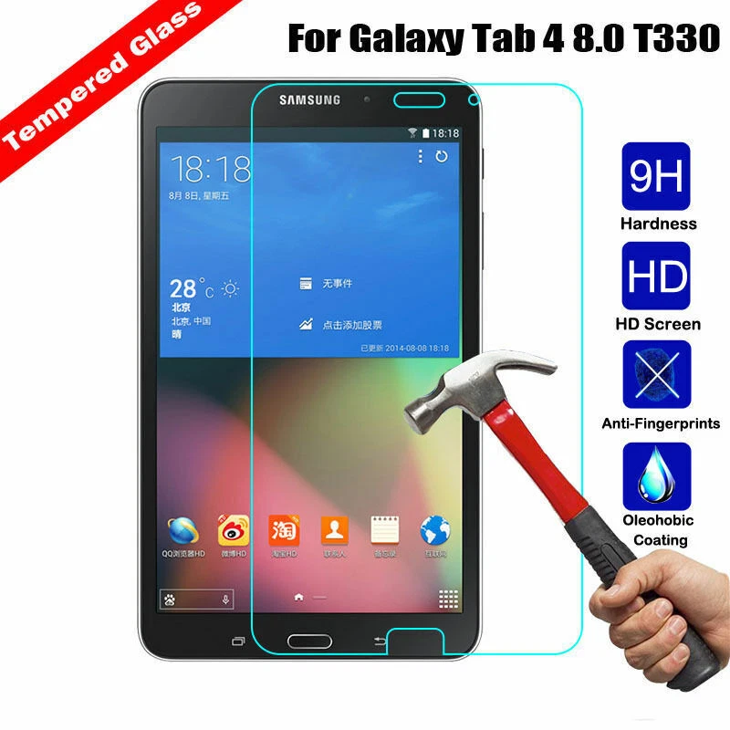 2Pcs for Samsung Galaxy Tab S4 3 2 E S S2 S3 Tempered Glass Screen Protector - Image 1 of 4