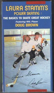 Laura Stamm POWER SKATING THE BASICS TO GREAT HOCKEY Doug Brown VHS Videotape - Picture 1 of 3