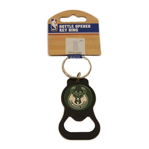 Milwaukee Bucks Key Chain Bottle Opener Keyring Cover