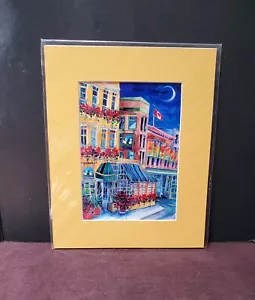 Jill Louise Campbell Print "Swan Hotel" 8x10 - Picture 1 of 6