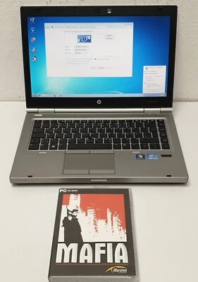 HP EliteBook 8470p Windows XP Gamer Notebook i5  500GB 4 GB Laptop 14" mit Spiel - Bild 1 von 4