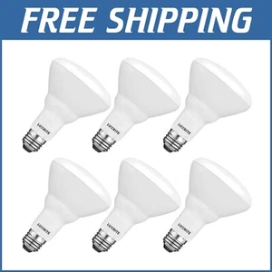 6-Pack Dimmable 8.5W BR30 LED Flood Light Bulbs - 65W Equivalent, Energy Star - Picture 1 of 8