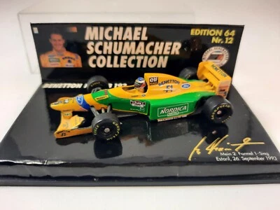 Minichamps Benetton B193 #5 M. Schumacher Portugal 1993 1/64 MSC641112 MSC#12 - Immagine 1 di 3