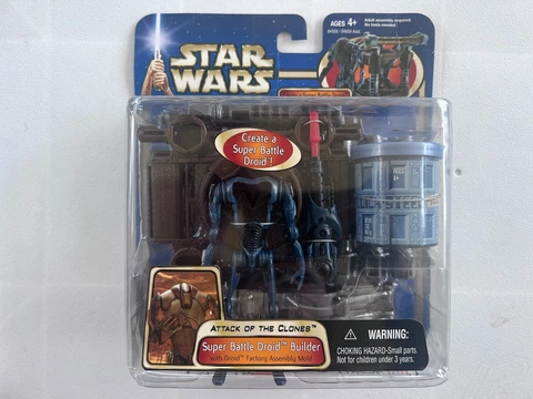 2003 HASBRO STAR WARS ATTACK OF THE CLONES SUPER BATTLE DROID BUILDER SET Cover