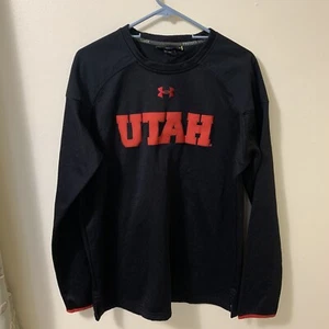 Utah Utes Under Armour Black Jersey Size Large. - Picture 1 of 7