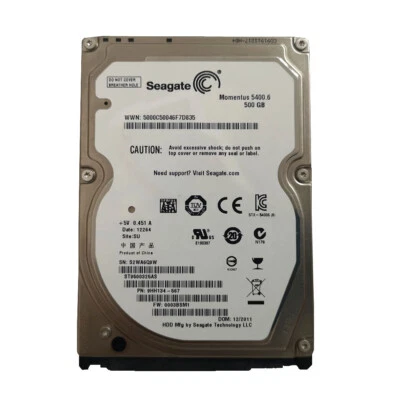 Seagate 500GB ST9500325AS 5400RPM SATA 2.5" Laptop HDD Hard Disk Drive - Image 1 of 4