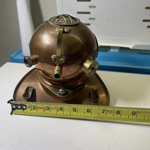 Vintage Brass Diving Helmet clock Maritime Gift - Picture 1 of 8