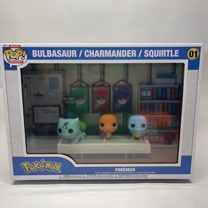 Funko Pop Pokemon Starters Deluxe Moment Choose Bulbasaur Charmander Squirtle - Picture 1 of 7