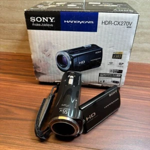 SONY HDR-CX270V(W) Video Camera 2778 From Japan - Picture 1 of 19