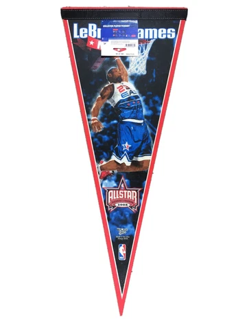 Rare LeBron James All Star Game MVP Wincraft Full Size Pennant Flag 86 of 100 Cover