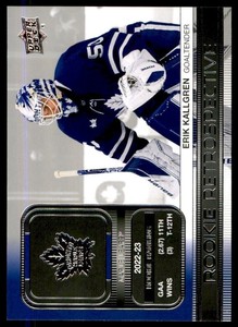 2023-24 Upper Deck Rookie Retrospective #RR13 Erik Kallgren Maple Leafs *255