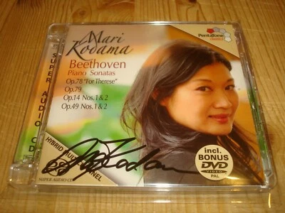 Signed MARI KODAMA Beethoven Piano Sonatas 9 10 19 20 24 25 PENTATONE SACD + DVD - Bild 1 von 2