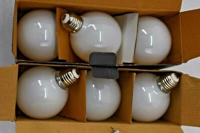 Lot Of 6 Feit Electric LED G25 Base Dimmable Natural Soft White Light Bulbs - Image 1 of 4