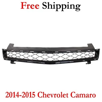 For 2014-2015 Chevrolet Camaro Grille Front Upper Black Plastic GM1200716 Foto 1 de 4