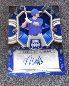 2023 Elite Extra Edition Hidden Gems Nick Biddison Auto Dodgers Rookie - Picture 1 of 3