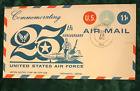 1972 US Air Force 25th Anniversary - 11 Cent (Scott UC43) FDC