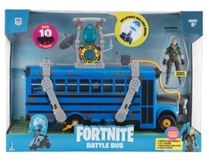 Fortnite Deluxe Battle Bus mit exklusiver 4" Jonesy Actionfigur Licht & Sound - Bild 1 von 2