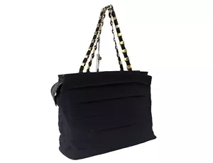 Salvatore Ferragamo Canvas & Leather Women's Handbag Shoulder Bag Purse Italy - Picture 1 of 24