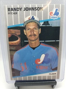 1989 Fleer Randy Johnson Rookie Card #381 - Picture 1 of 2