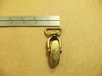 1" (26mm) Bronce Ojo Giratorio Original Bloqueo Mandíbula Pánico Snap (Hecho en Italia) Foto 1 de 4