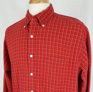 Lyle & Scott Scotland Shirt Men's XL Long Sleeve Button Down Combed Cotton Plaid - Picture 1 of 12